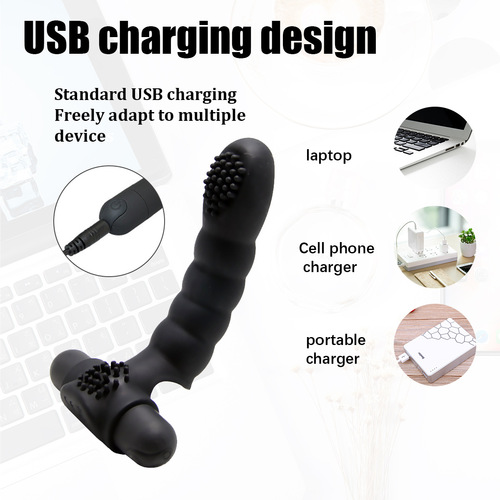 ORISSI rechargeable silicone finger vibrator set G-spot pick-up set couple teasing and flirting adult sex toys