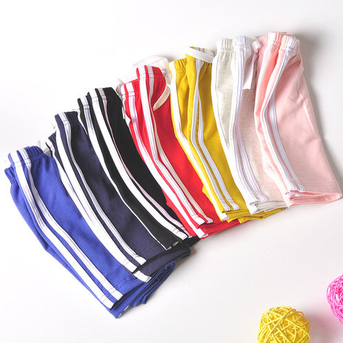 Children's O'Dell shorts Korean style casual plain color trendy double-pole sports hot pants fashion micro-business new style