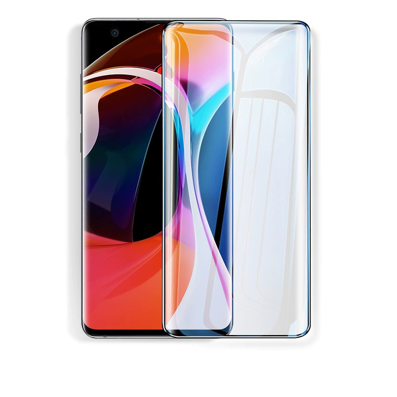 Защитная пленка из стекла для Xiaomi 10 / 10 Pro, полноэкранная клейкая 3D с горячим гибом, высокое разрешение, UV жидкая пленка для CC9 Pro