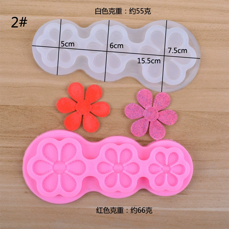 Fondant, silicone mold, flowered, DIY