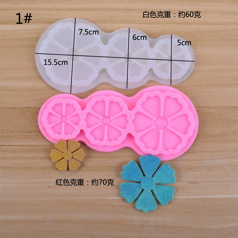 Fondant, silicone mold, flowered, DIY