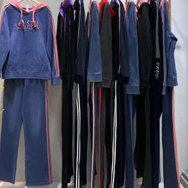 天衣品牌女天色式运动套装2025春季时尚休闲女装运动套装尾货批发