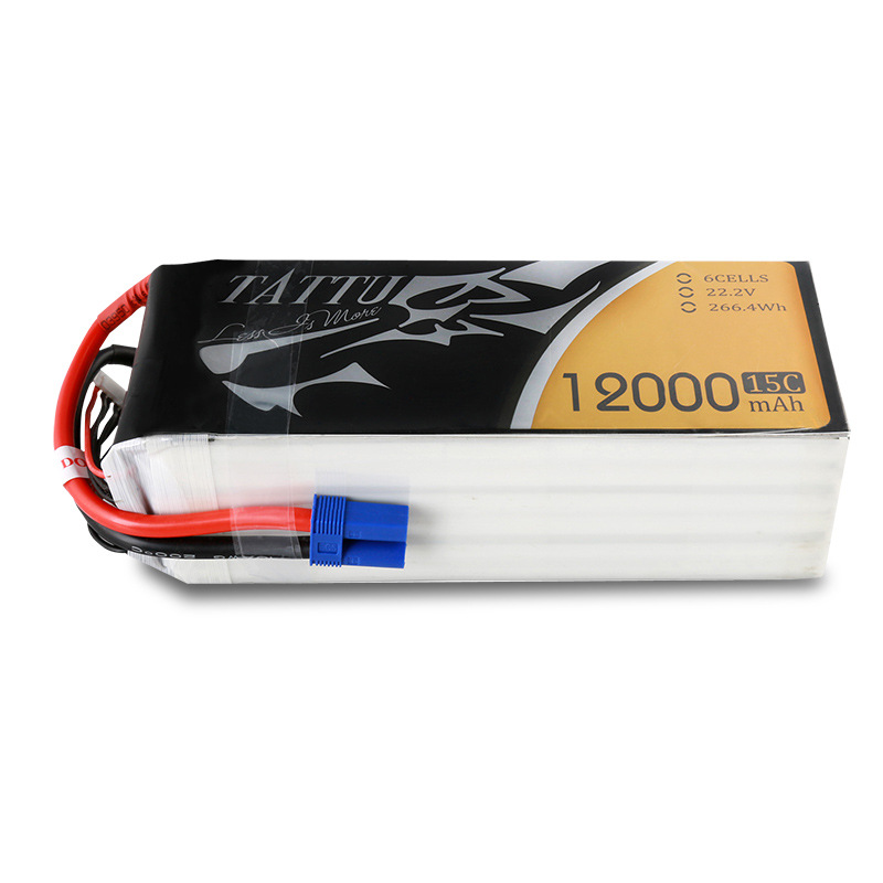 格氏 TATTU 12000mAh高容量植保测绘安防配件22.2v无人机锂电池