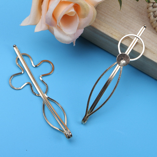 Scattered hair clip with a single hairpin to hold the bangs, minimalist gold BB clip for women, scattered hair hair clip, hair accessory for the back of the head