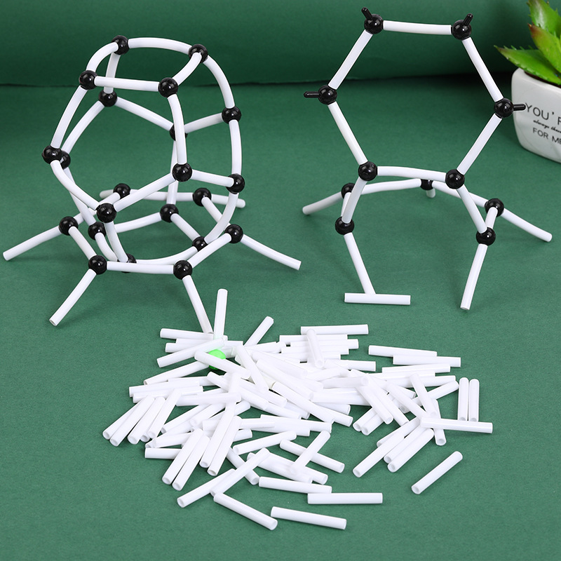 厂家直销儿童益智拼图配件管环白色塑料管PE管耐用拼图软管批发