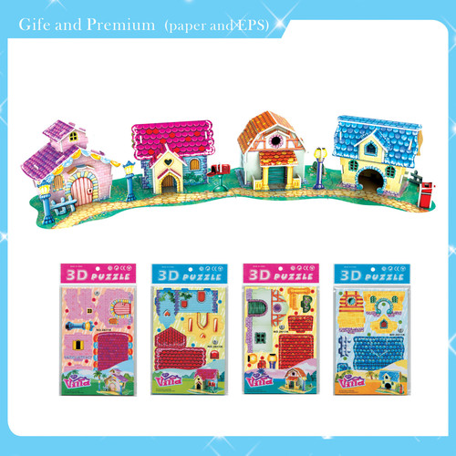Kindergarten science and education toys DIY three-dimensional puzzle puzzle board baby enlightenment early education 3D puzzle manufacturer supply wholesale