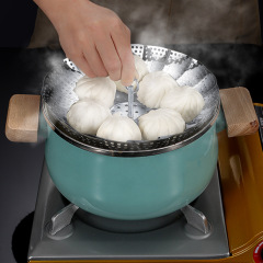 Stainless steel multi-functional steaming plate fruit tray foldable lotus steamer magic transformable extendable steaming rack steaming tray steaming grid