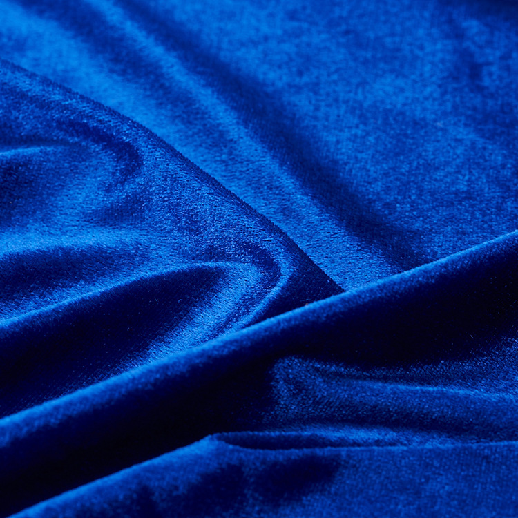 2018新款 全涤24针纬编染色密丝绒 休闲服运动服布料 不倒绒面料