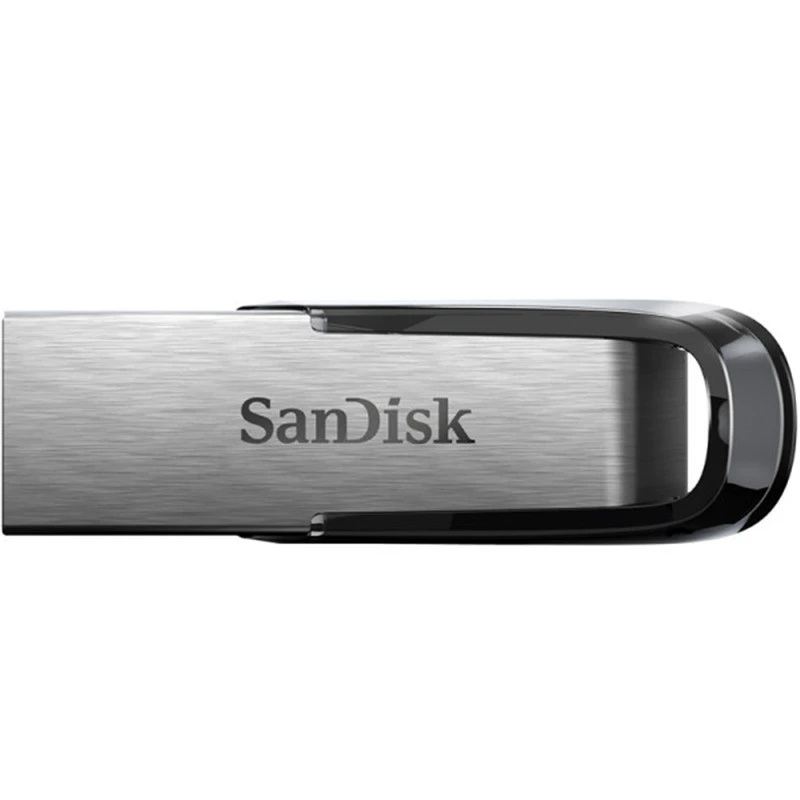 USB-накопитель (SanDisk) металлический корпус, 16–512 ГБ, компактный серебристо-серый USB-накопитель