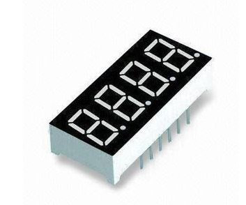 4个8 四位蓝色白色各种单色普通LED数码管模具费优惠LED数码屏