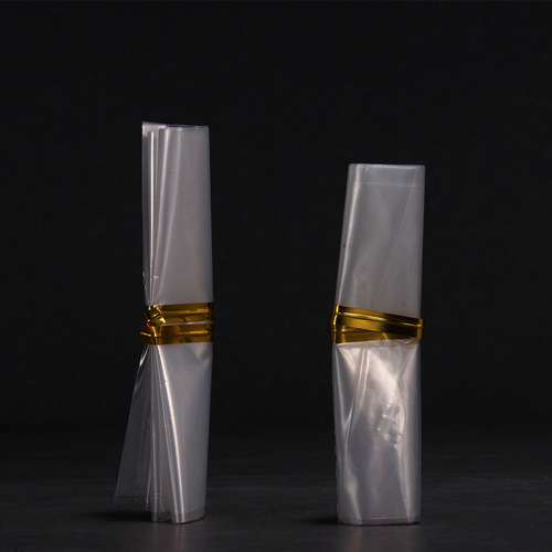 Inner bag for tea leaf packaging, jar inner bag, 2.5 liang, half jin, one jin packing, inner bag, transparent plastic bag, gold thread ribbon