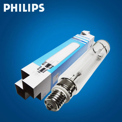 Philips high pressure sodium lamp SON-T 70W150W250W400W1000W E40 warm yellow light straight tube type