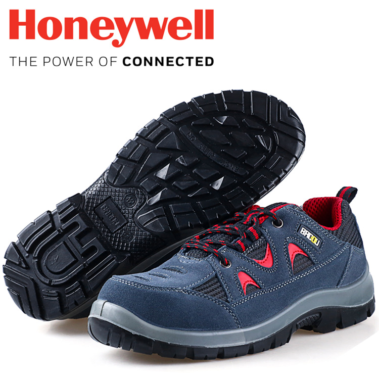 霍尼 2010512工作安全鞋钢头防砸防滑防刺穿透气安全防护鞋