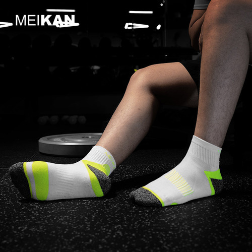 MEIKAN professional terry sports socks, cycling socks, running basketball, cycling sports cross-border mid-tube socks