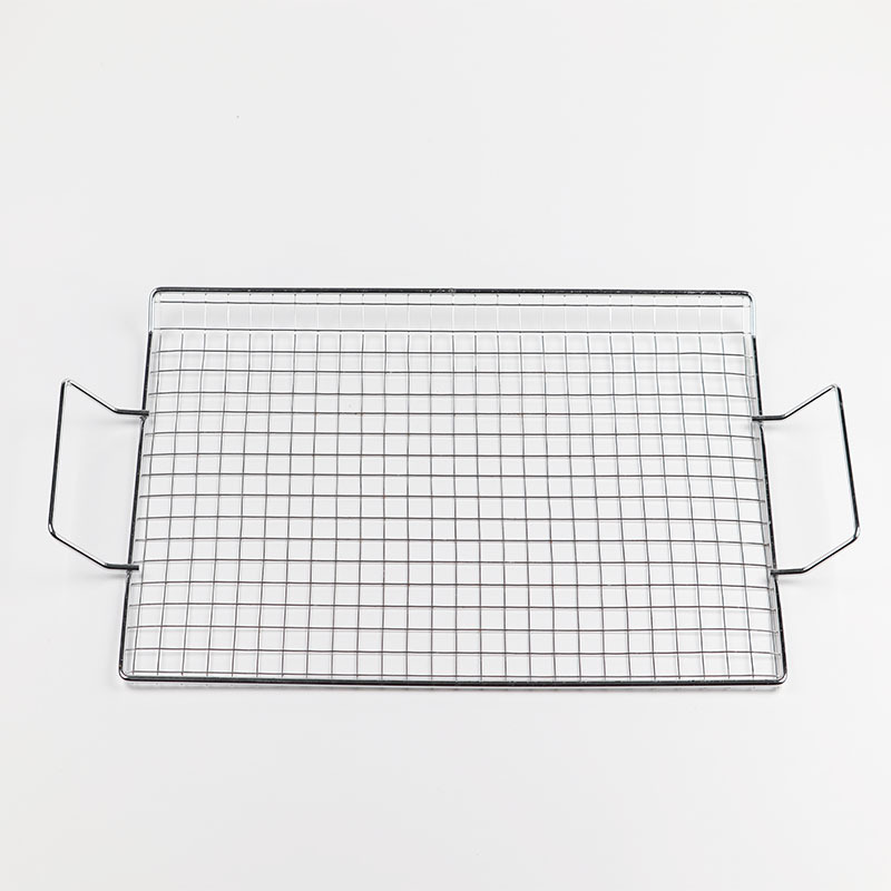 Directo de fábrica galvanizado Parrilla de barbacoa red plana barbacoa red de drenaje de alambre de hierro Parrilla de barbacoa vegetal