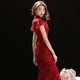 Toast Dress Bride 2022 New Summer Chinese Red Cheongsam Wedding Evening Dress Women's Slim-fit Fishtail Long Dress