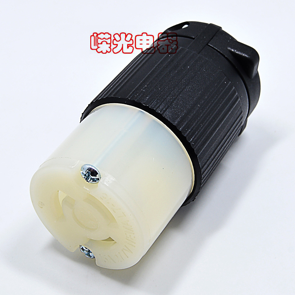 厂家直销J-733 277V NEMA L7-15C防脱落连接器嵘光防松医疗器械