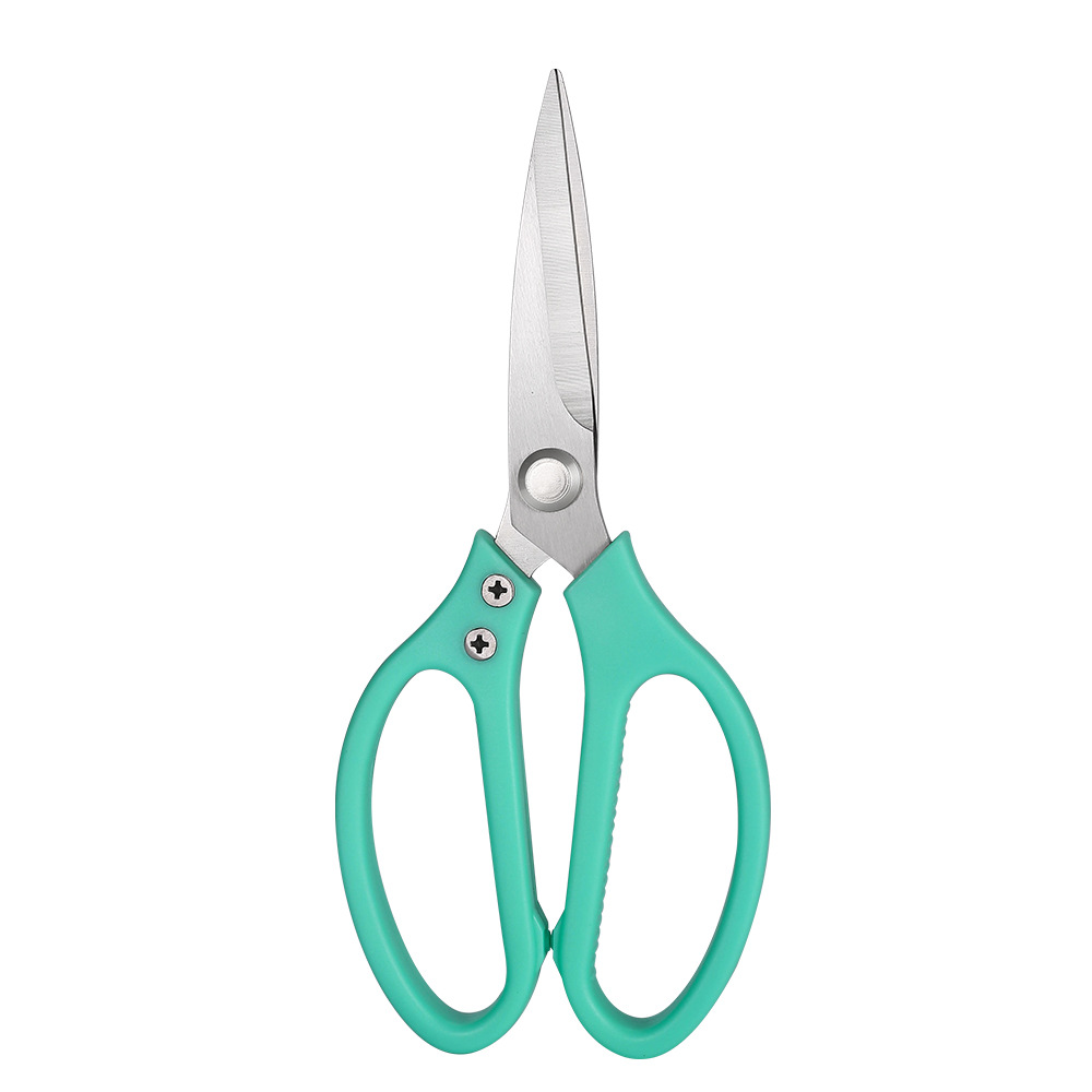 녹색 플라스틱 손잡이 가위(1세대)