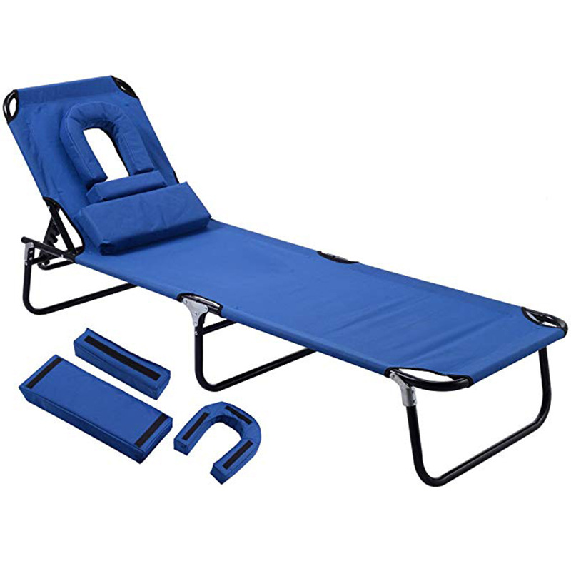 Al Aire Libre acostado cama balcón ocio Silla de ratán patio al aire libre reclinable villa piscina acostado cama plegable ratán Silla de playa