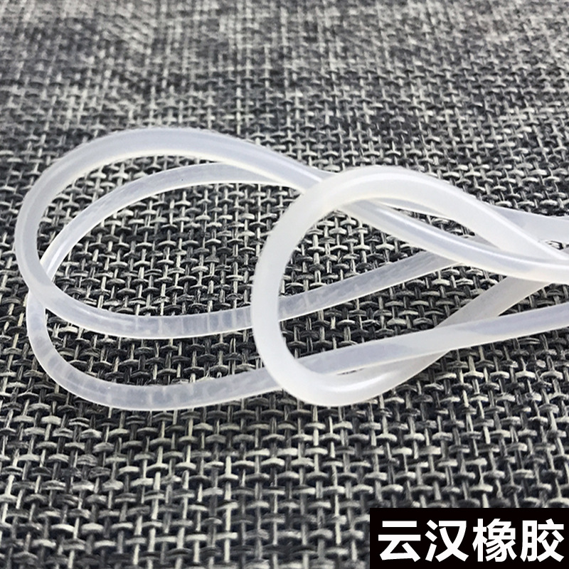 耐高温硅胶实心圆条1234567810mm灯具渔具箱盖防水密封圆条硅胶条