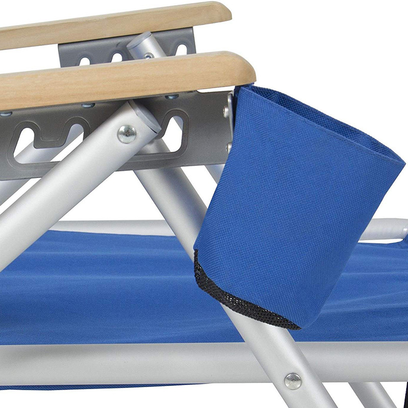 Suministro directo de fábrica nuevo medio acostado Silla de playa simple portátil plegable ocio al aire libre Silla de pesca al por mayor