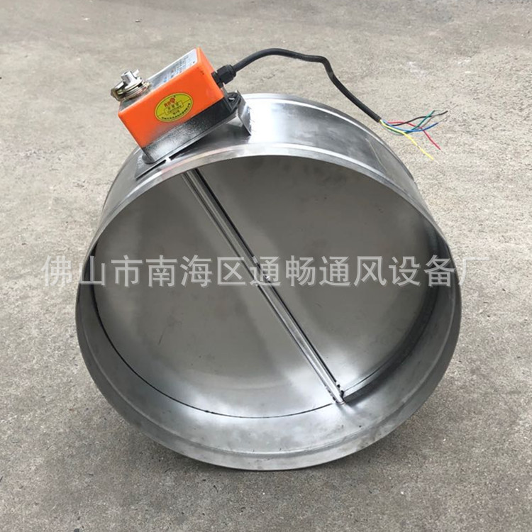 304不锈钢焊接圆形通风管道加工 工业风机螺旋风管电动阀门