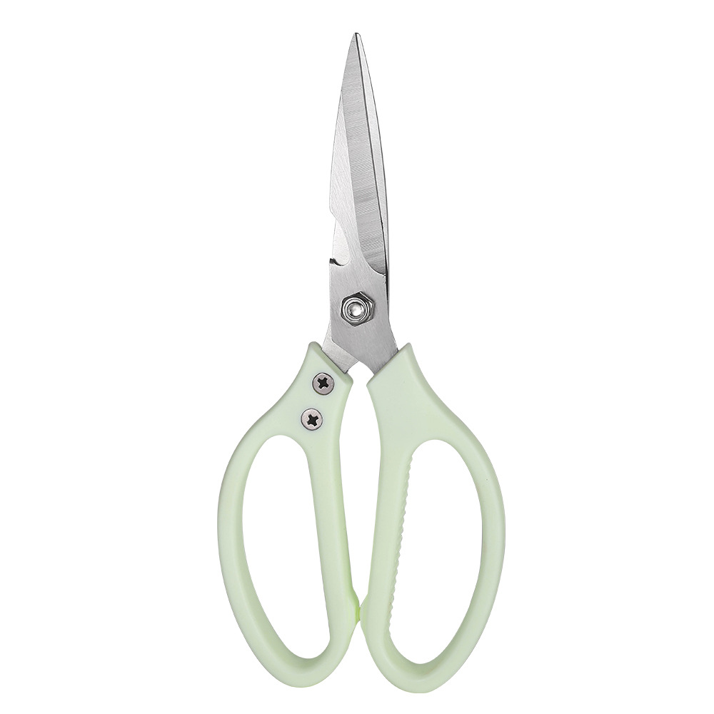 청록색 플라스틱 손잡이 가위(2세대)