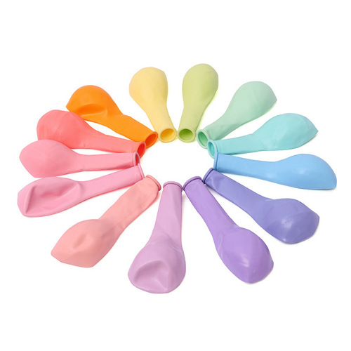 AliExpress New Candy Color Thickened Latex Balloon New Macaron Balloon Birthday Party Air Floating Balloon