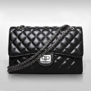 Fashionable small bag with diamond pattern, one-shoulder bag, shoulder bag, chain bag, Chanel style
