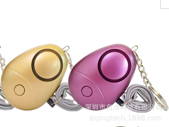 Alarma Personal de Bolsillo para Mochila, Luz LED, 130 dB, para Mujeres
