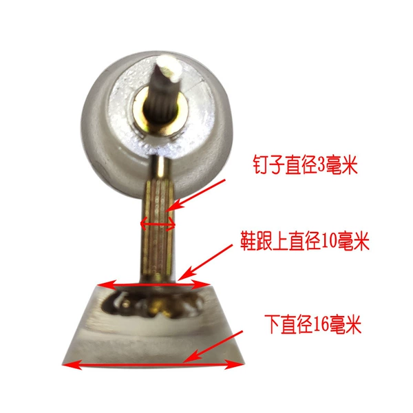 Transparent thick core 10*16mm 1 pair