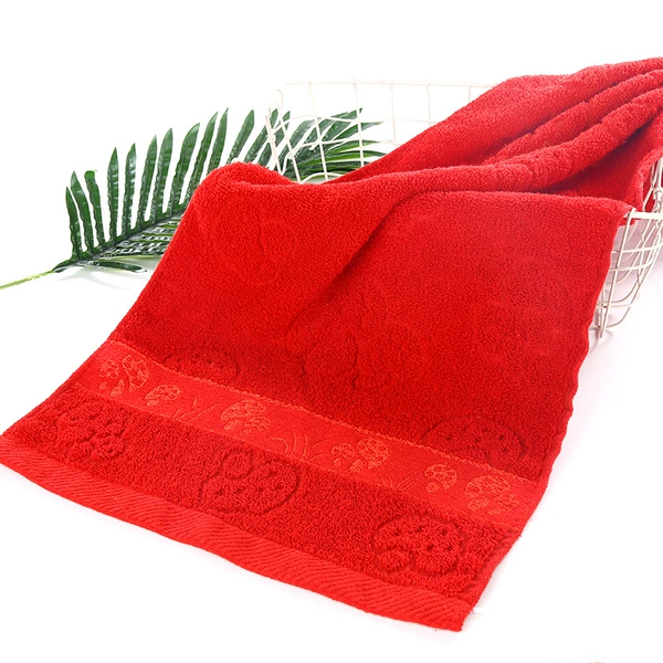 Red mushroom towel