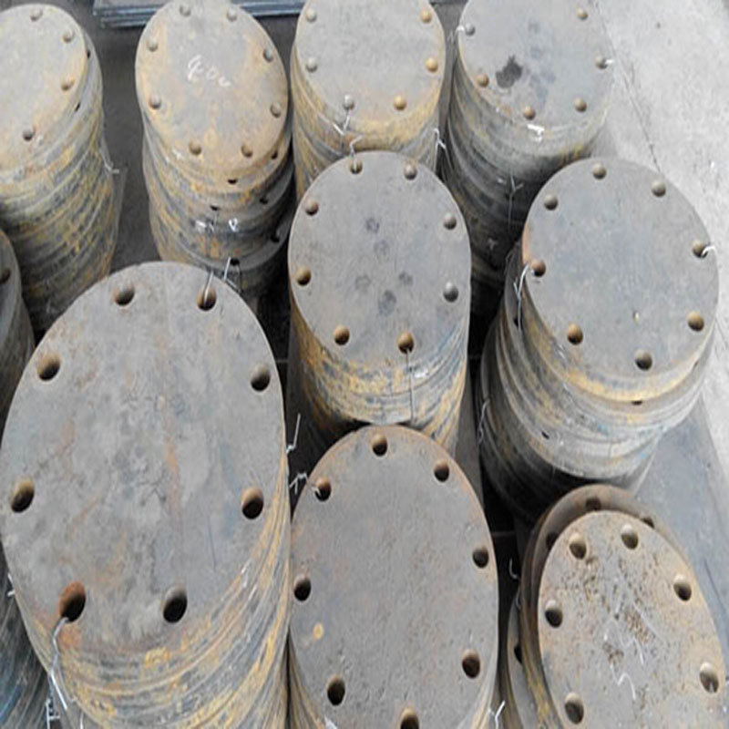 铁圆盘 冲压碳钢圆盘法兰 冲压法兰毛坯 加工钢板异型件生产厂家