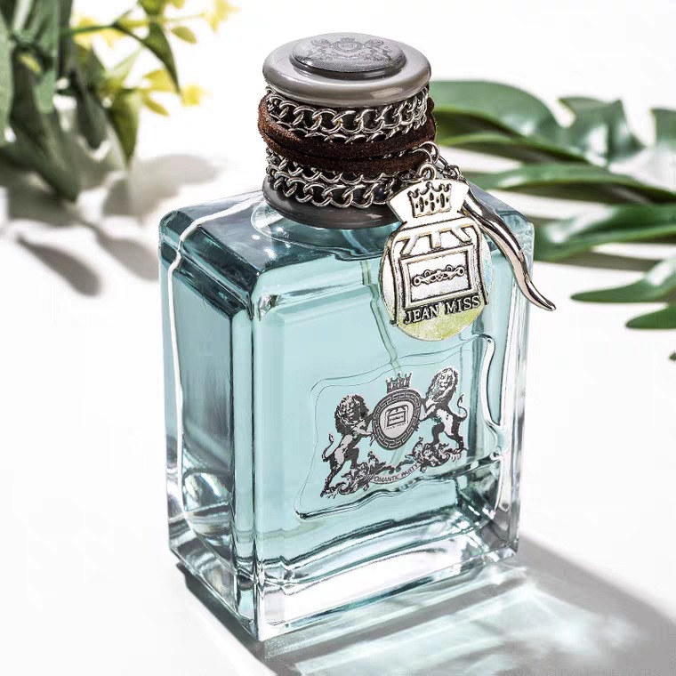 供应香水瓶厚底100ml香水玻璃瓶品牌凹槽香水空瓶香水分装瓶透色