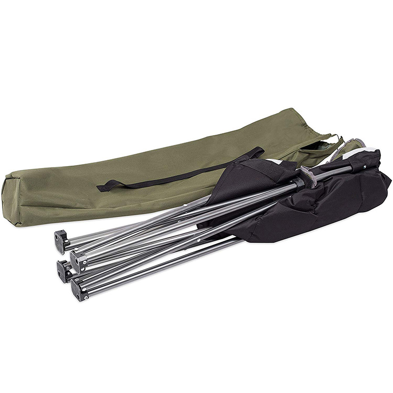 Suministro directo de fábrica nueva línea generación simple Silla de playa al aire libre Silla de tubo de hierro de metal silla de oficina portátil plegable Silla de dormir