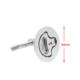 Stainless steel 316 handle floor lock with flexure piece handle floor lock stainless steel RV marine hardware accessories