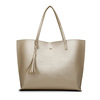 Fashionable shopping bag, capacious one-shoulder bag, Korean style