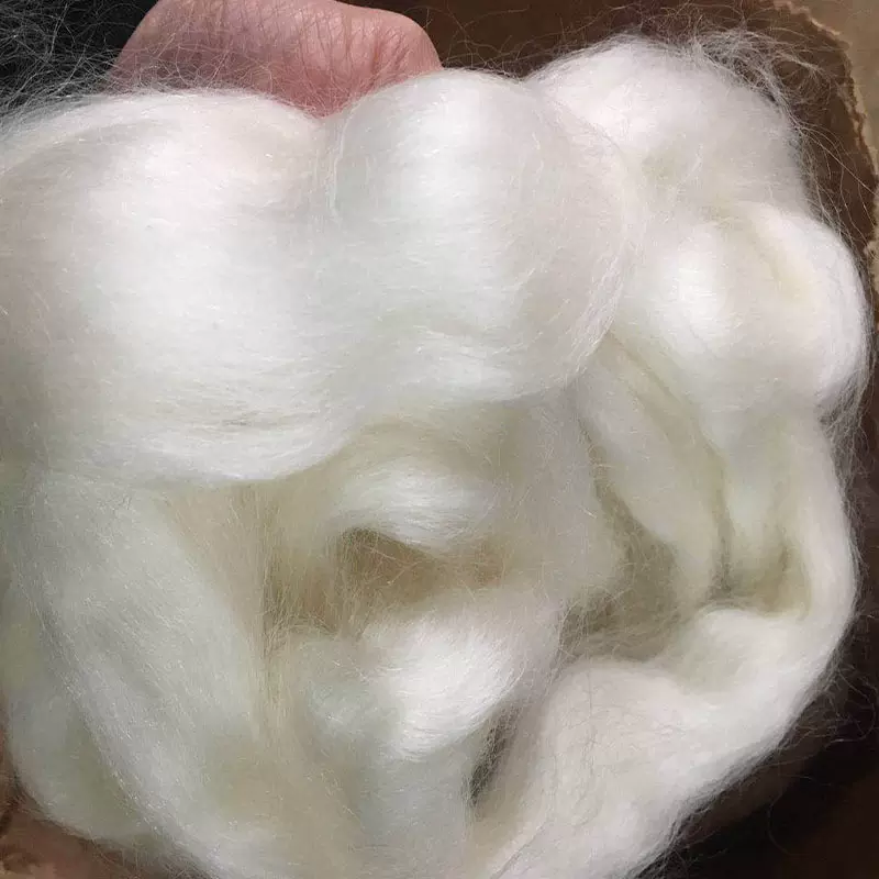 叮哥批发零售马海毛条 纺织纱线马海毛原料 戳戳乐原料