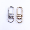 Silver metal three -point small door buckle DIY paint color accessories dog buckle spot spot cross -border hook buckle hanging keychain