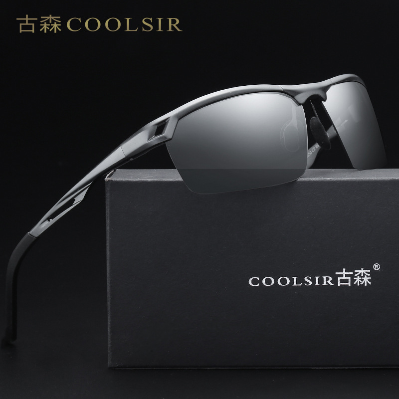 Factory goods day and night polarized color changing sunglasses male…