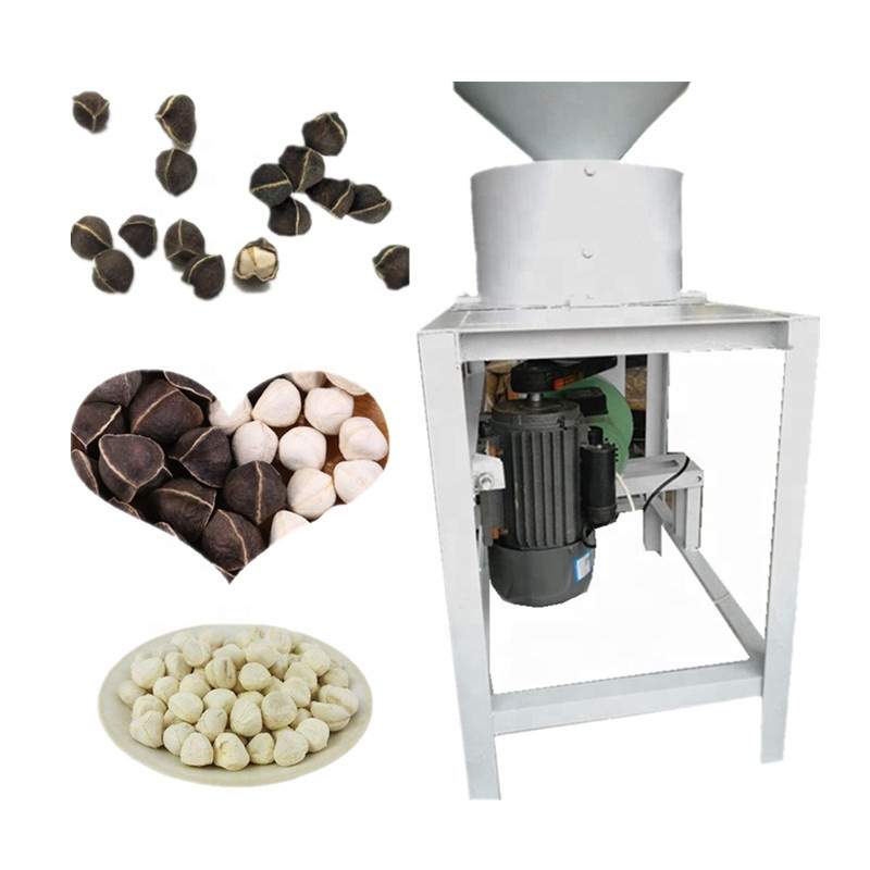 山东勤耕工厂供应风选电动辣木籽剥壳机双台单台辣木籽仁皮脱壳机