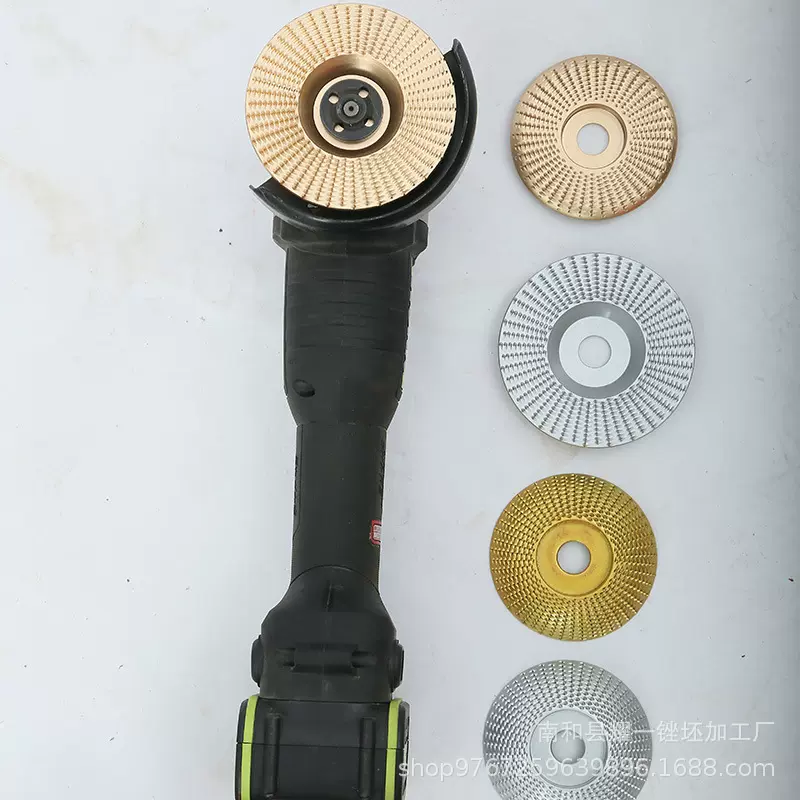 跨境木工打磨刺盘角磨机抛光盘硬圆磨轮角磨茶盘锉刀木锉砂轮干磨