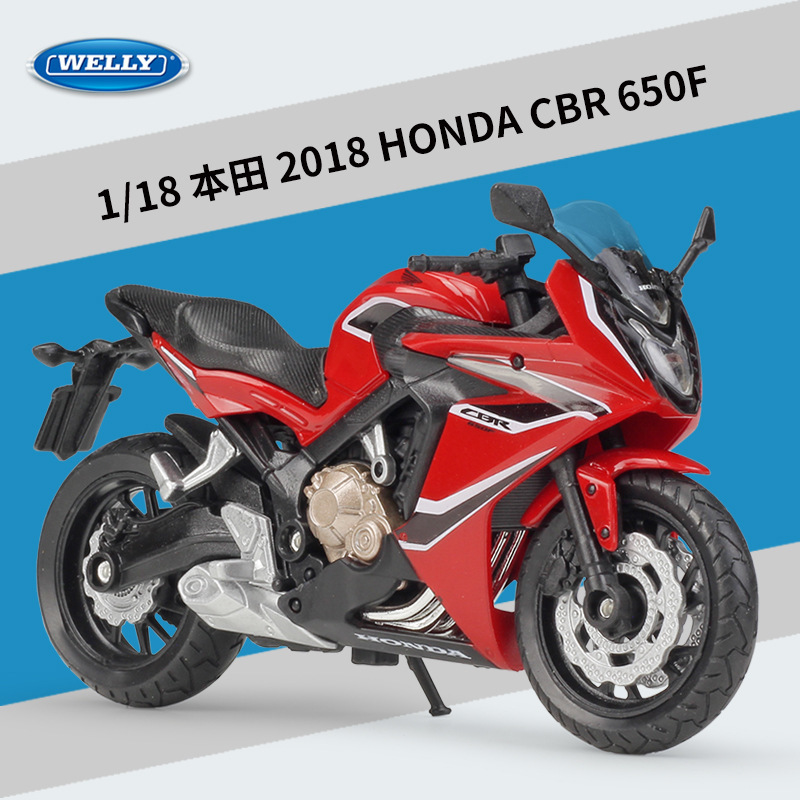 Willy WELLY1:18Honda 2018HONDA CBR650F Highway Locomotive Simulation Alloy Motorcycle Model Willy WELLY1:18Honda 2018HONDA CBR650F Highway Locomotive Simulation Alloy Motorcycle Model