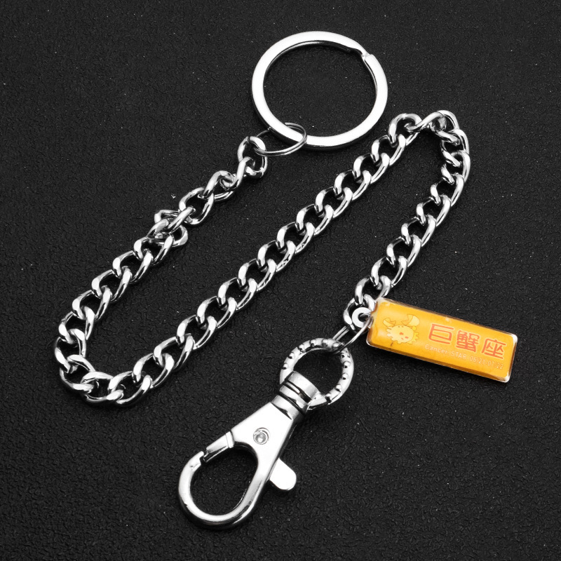Old-fashioned elderly key chain anti-lost key chain waist hanging key chain key ring wholesale gift one-piece delivery