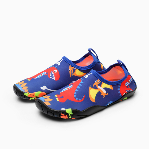 Manufacturer wholesale children's cartoon outdoor river shoes, thickened non-slip beach socks, infant home soft shoes