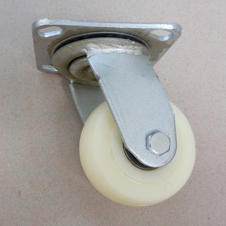 供应4寸 重型 工业 白尼龙 工业 万向 脚轮 万向轮