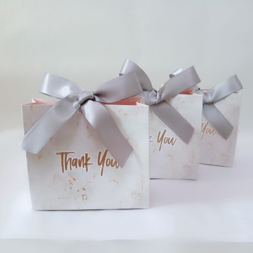 New marble pattern creative European wedding sugar box wedding sugar bag wedding sugar box gift box bag paper bag wholesale