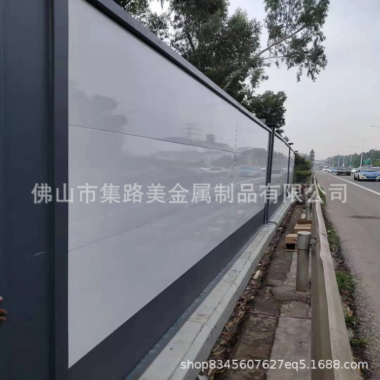 建筑道路施工围挡护栏防碰钢围挡市政工程广州新款围蔽钢板围挡墙