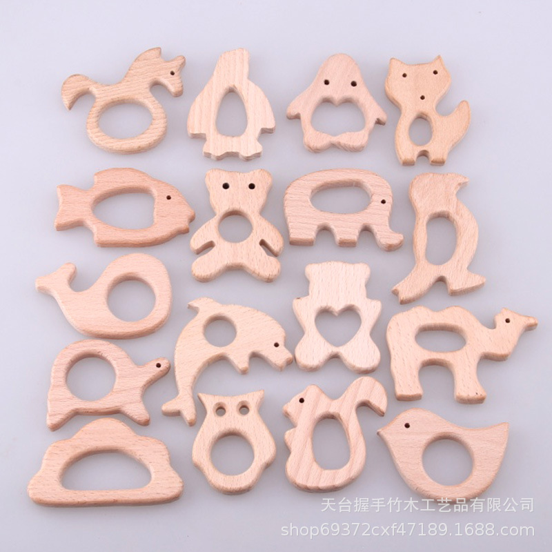 Cartoon geometric toy with animals for correct bite