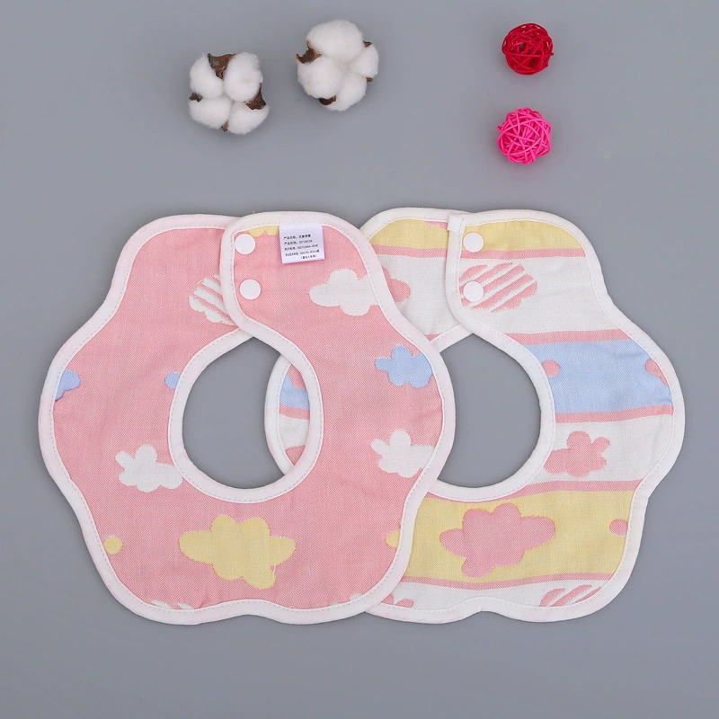 Gauze eating bib, children's laundry basket